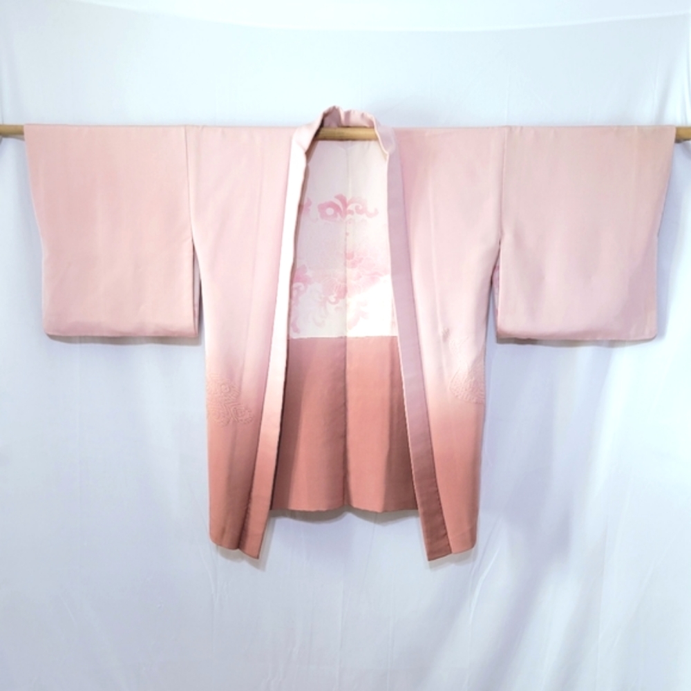 Vintage Silk Kimono Jacket | Japanese Haori | Lightweight Cardigan